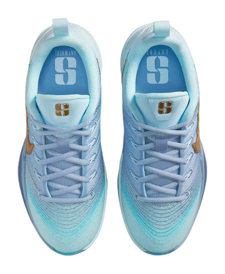 Nike Sabrina 3 Slip Resistant Abrasion Resistant Low top Childrens Basketball Shoes Blue White Teenagers  vjsneaker.com