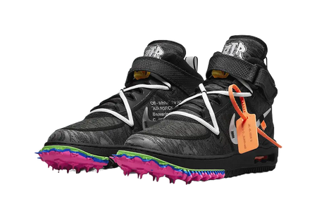 Nike X Off White Air Force 1 Mid Black  vjsneaker.com