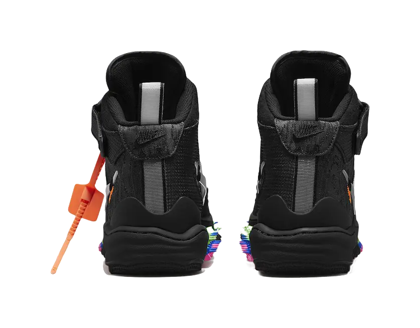 Nike X Off White Air Force 1 Mid Black  vjsneaker.com