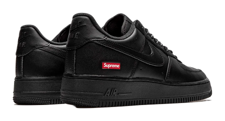 Nike X Supreme Air Force 1 Low Box Logo Black  vjsneaker.com