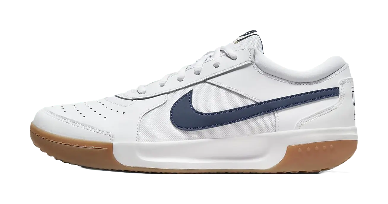 Nike Zoom Court Lite 3 White Midnight Navy  vjsneaker.com