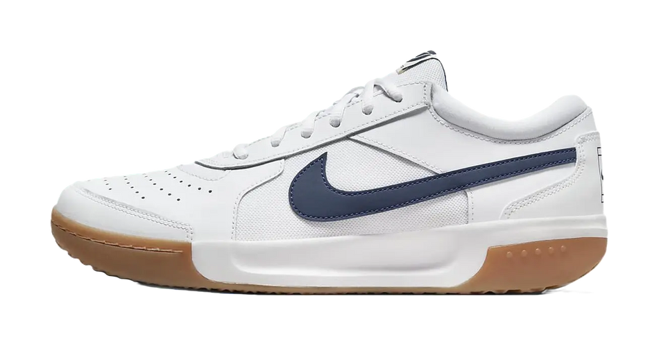 Nike Zoom Court Lite 3 White Midnight Navy  vjsneaker.com