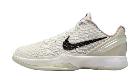 Nike Zoom Kobe 6 Anti Slip Wear Resistant Low Top Childrens Basketball Shoes White  vjsneaker.com