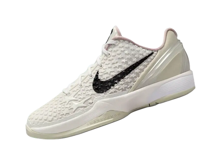 Nike Zoom Kobe 6 Anti Slip Wear Resistant Low Top Childrens Basketball Shoes White  vjsneaker.com