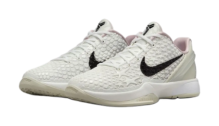 Nike Zoom Kobe 6 Anti Slip Wear Resistant Low Top Childrens Basketball Shoes White  vjsneaker.com