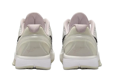 Nike Zoom Kobe 6 Anti Slip Wear Resistant Low Top Childrens Basketball Shoes White  vjsneaker.com