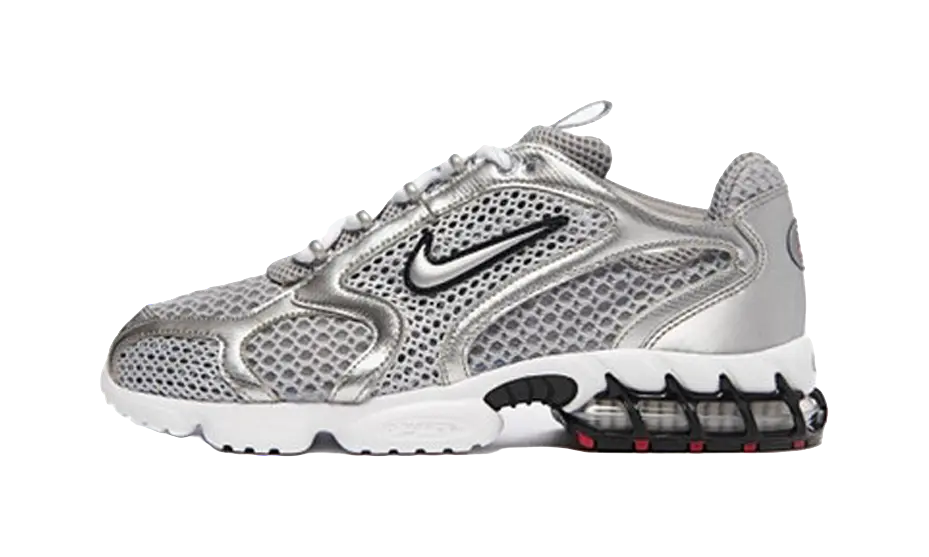 Nike Zoom Spiridon Caged 2 Metallic Silver  vjsneaker.com