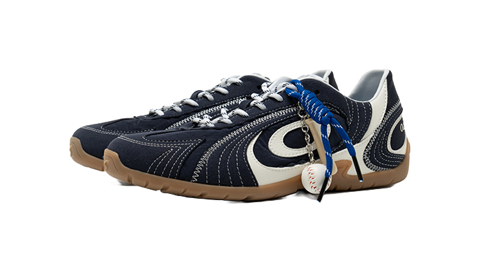 OLD ORDER Slip Resistant And Breathable Low top Casual Shoes Unisex Marine Blue White 