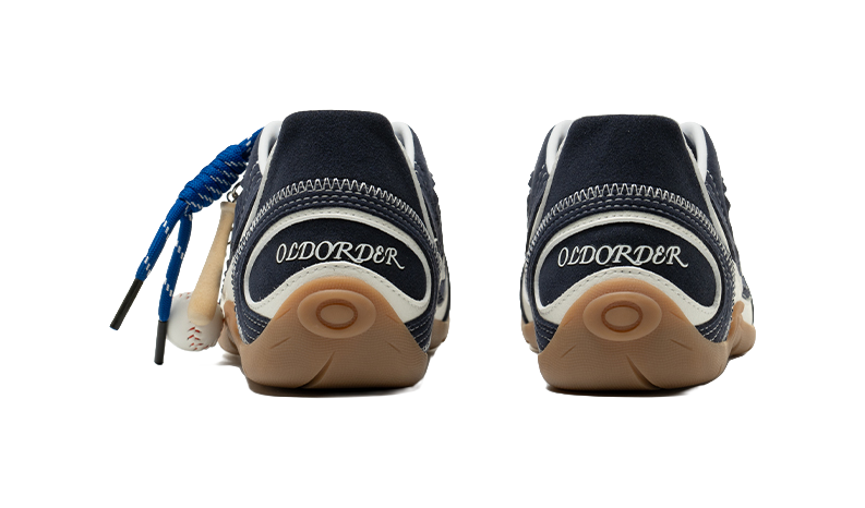 OLD ORDER Slip Resistant And Breathable Low top Casual Shoes Unisex Marine Blue White 