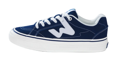 Ollieskate Abrasion Resistant Balance Lightweight Low Top Skateboard Shoes Unisex Marine Blue  vjsneaker.com