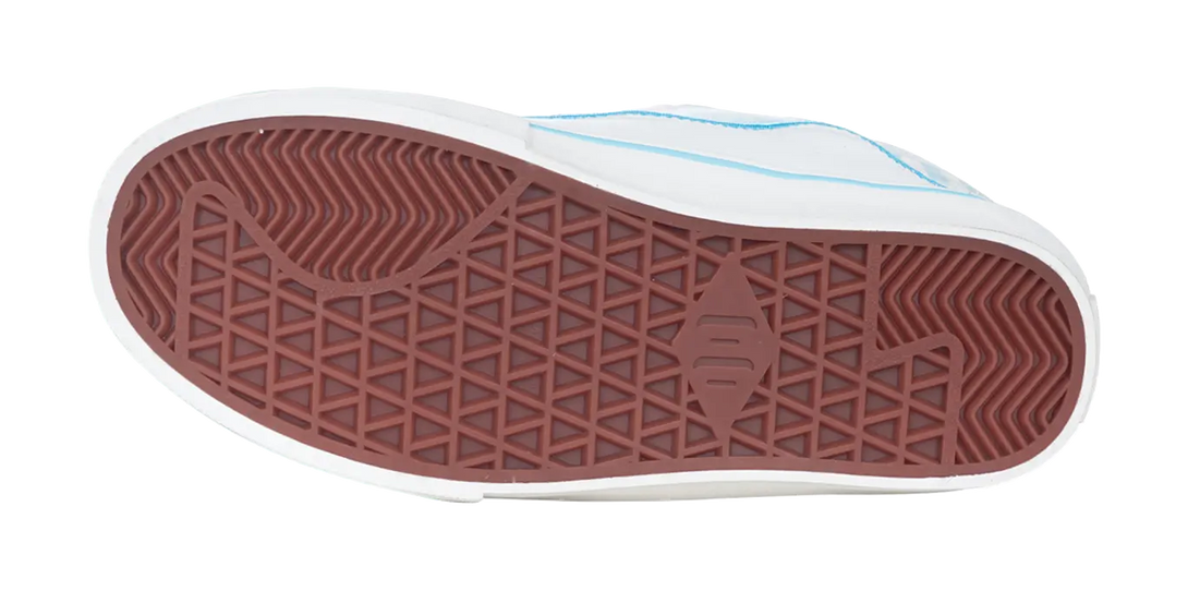 Ollieskate Abrasion Resistant Balance Lightweight Low Top Skateboard Shoes Unisex White Blue Pink 