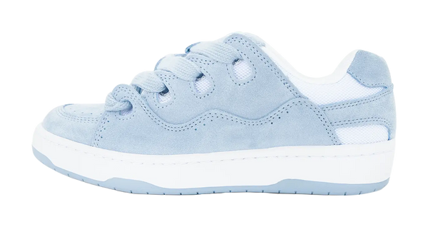 Ollieskate Cold Cemented Puffy Shoes Low top Skateboard Shoes Unisex Ice Blue 