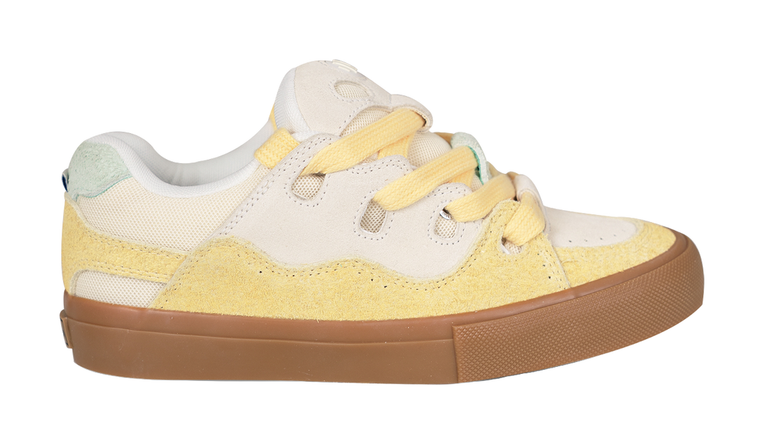 Ollieskate Low top Casual Shoes Unisex Fragrant Coconut Milk Tea Color Scheme 