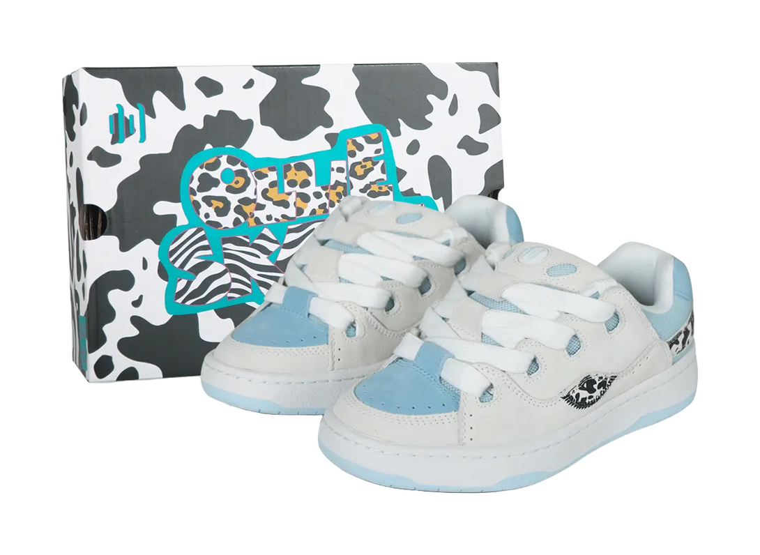 Ollieskate Low top Skateboard Shoes Unisex Blue 