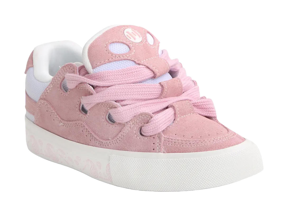 Ollieskate Puffy Shoes Low top Skateboard Shoes Unisex Pink 