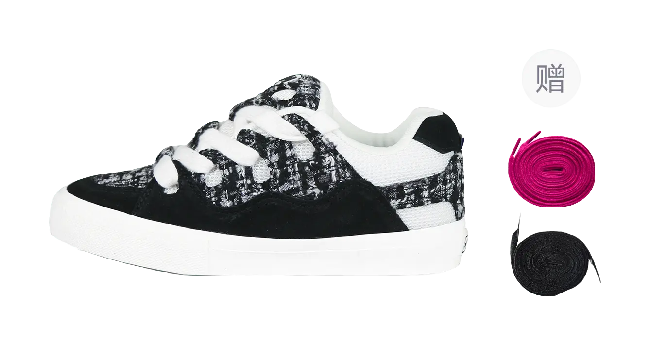 Ollieskate Skateboard Shoes Unisex Low top Black  vjsneaker.com