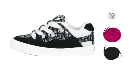 Ollieskate Skateboard Shoes Unisex Low top Black  vjsneaker.com