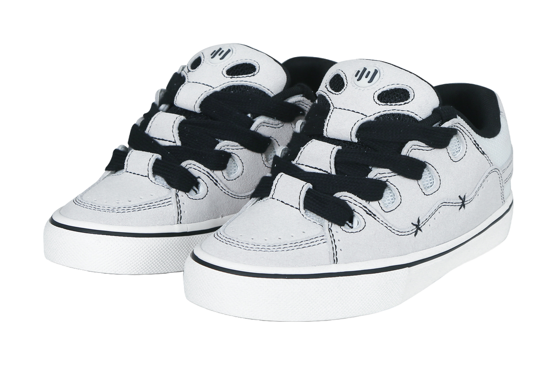 Ollieskate Slip Resistant Abrasion Resistant Low top Casual Shoes Unisex White 