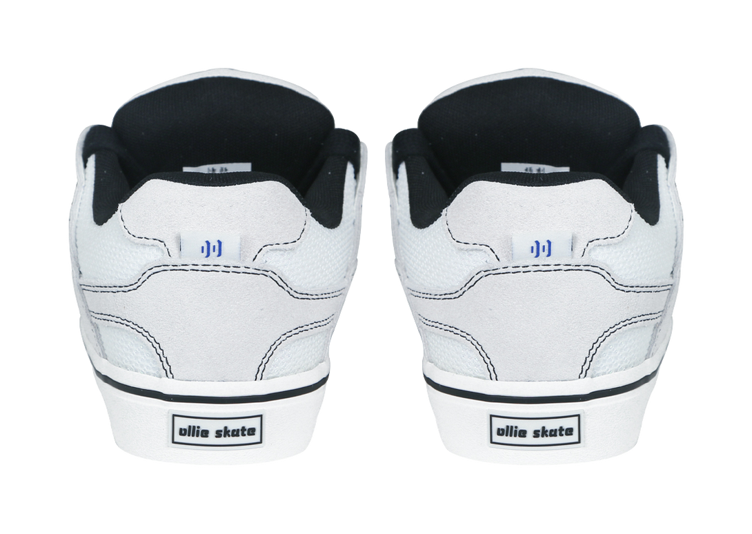 Ollieskate Slip Resistant Abrasion Resistant Low top Casual Shoes Unisex White 