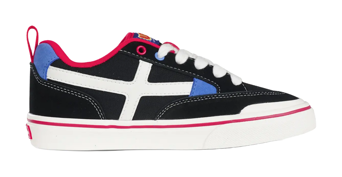 Ollieskate Slip Resistant, Abrasion Resistant, And Balanced Low top Skateboard Shoes Unisex Black 