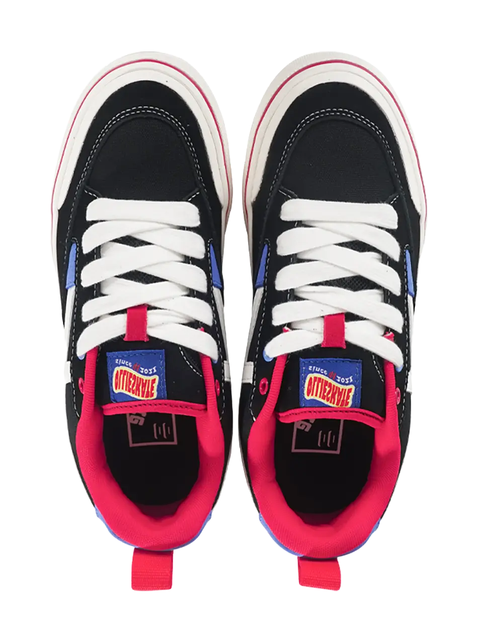 Ollieskate Slip Resistant, Abrasion Resistant, And Balanced Low top Skateboard Shoes Unisex Black 