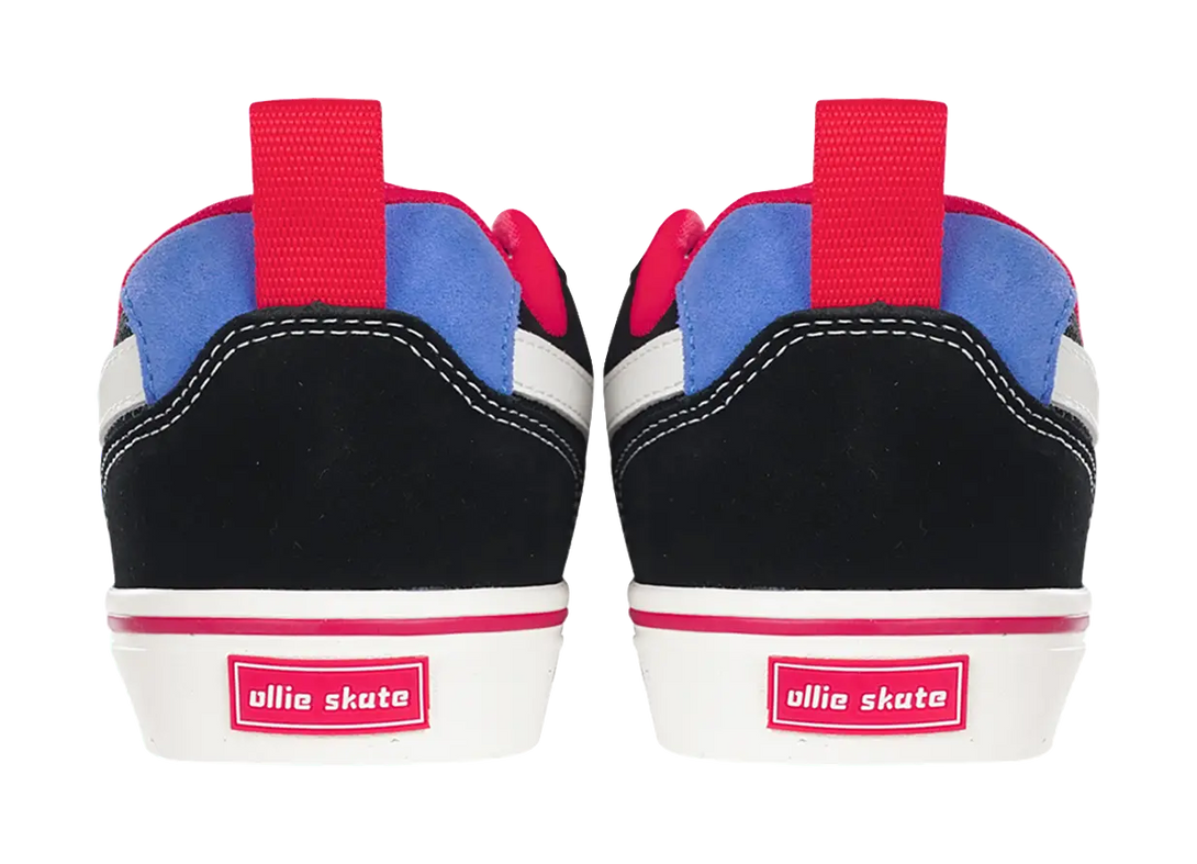 Ollieskate Slip Resistant, Abrasion Resistant, And Balanced Low top Skateboard Shoes Unisex Black 