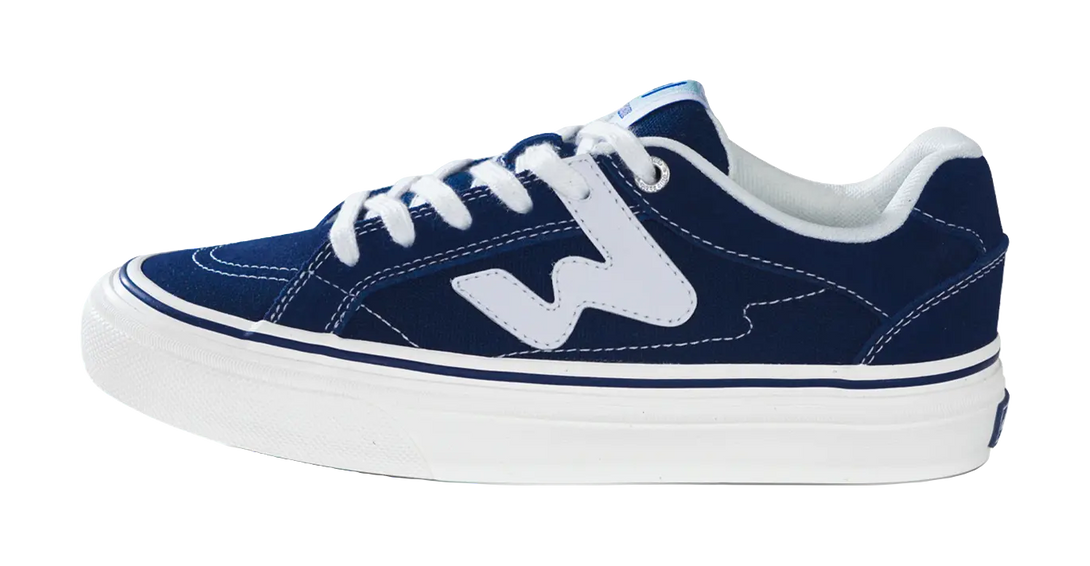 Ollieskate Stubborn Skateboard Shoes Unisex Marine Blue 