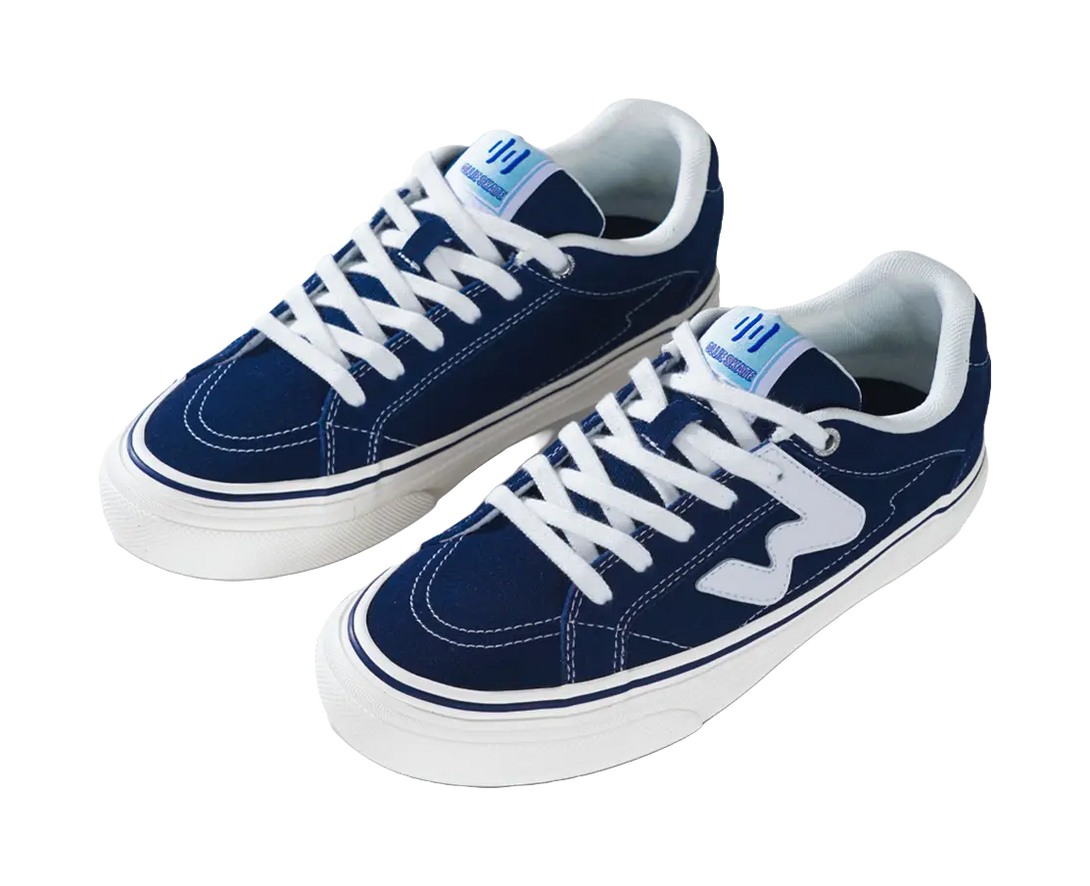 Ollieskate Stubborn Skateboard Shoes Unisex Marine Blue 