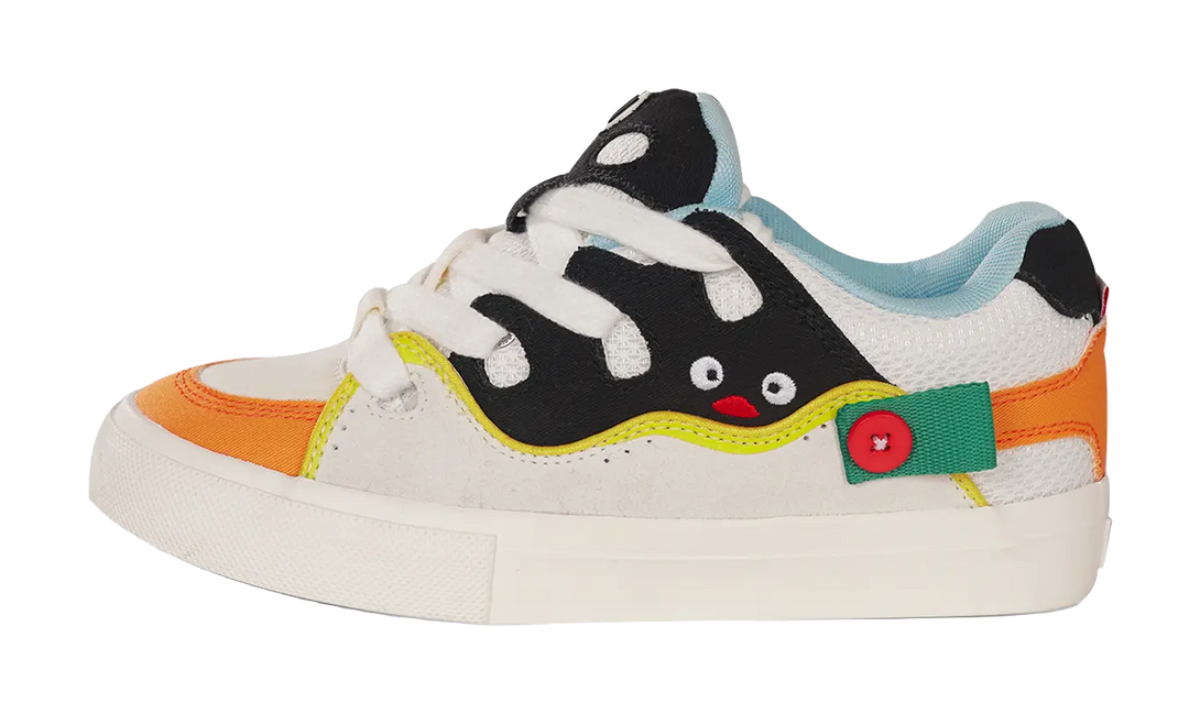 Ollieskate Wear-resistant And Lightweight Low-Top Skateboard Shoes Unisex Beige Black 