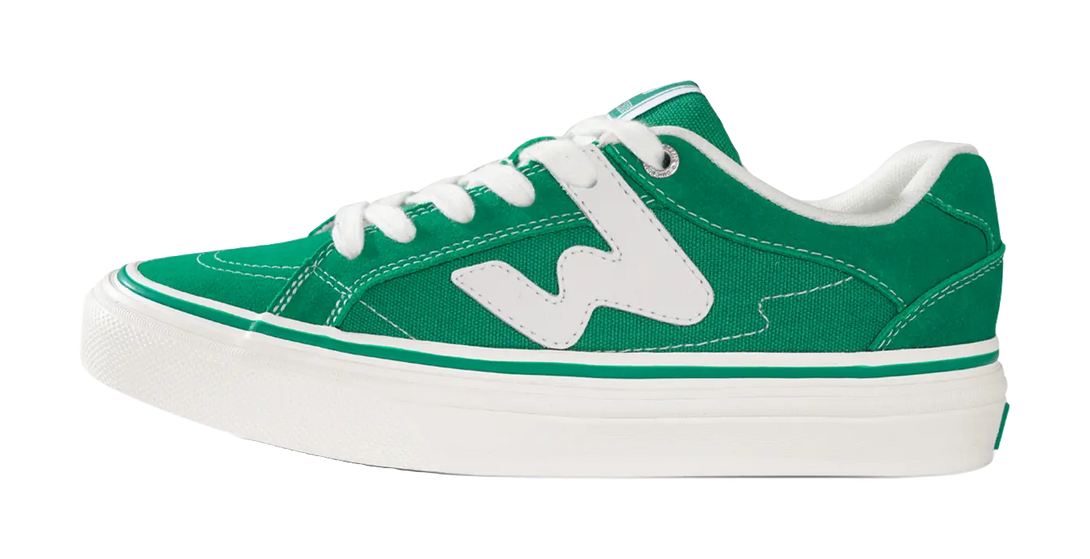 Ollieskate Wear resistant And Lightweight Low Top Skateboard Shoes Unisex Grass Green 