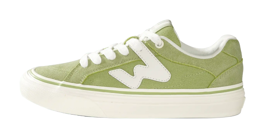Ollieskate Wear resistant And Lightweight Low Top Skateboard Shoes Unisex Light Green 