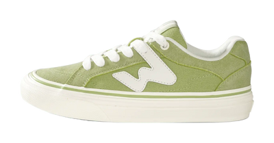 Ollieskate Wear resistant And Lightweight Low Top Skateboard Shoes Unisex Light Green 