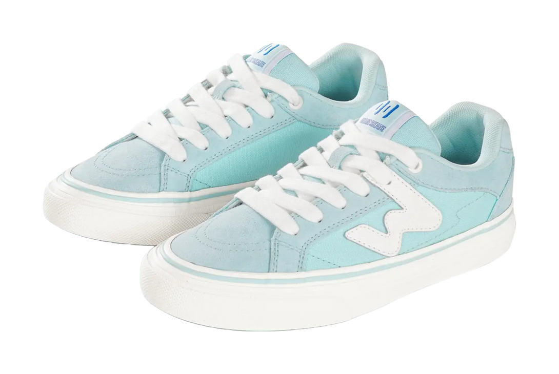 Ollieskate Wear resistant And Lightweight Low Top Skateboard Shoes Unisex Ocean Blue 