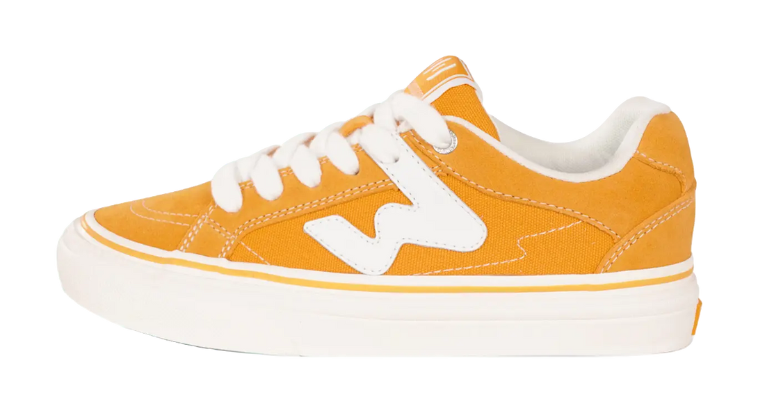 Ollieskate Wear resistant And Lightweight Low Top Skateboard Shoes Unisex Yellow 