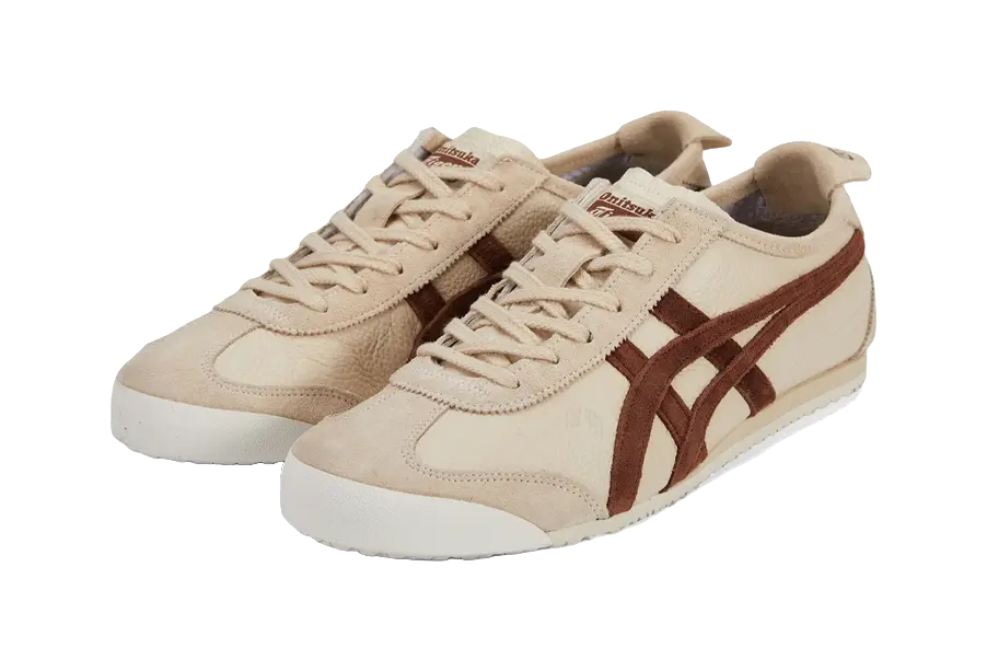 Onitsuka Tiger Mexico 66 Beige Suede Brown  vjsneaker.com