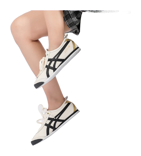 Onitsuka Tiger Mexico 66 Cream Black  vjsneaker.com