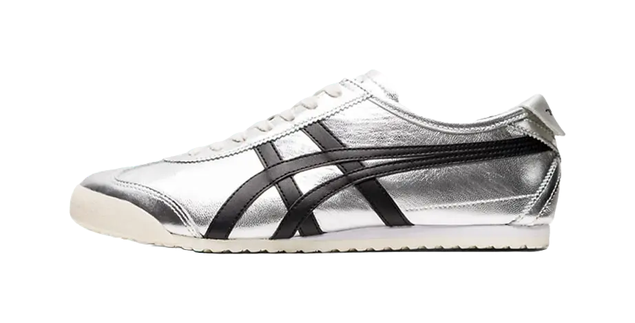 Onitsuka Tiger Mexico 66 Pure Silver/Black  vjsneaker.com