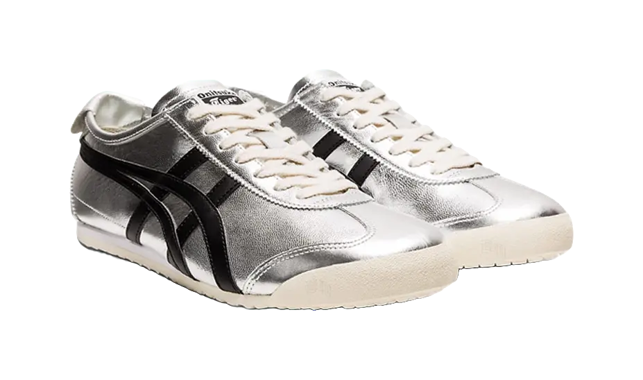 Onitsuka Tiger Mexico 66 Pure Silver/Black  vjsneaker.com