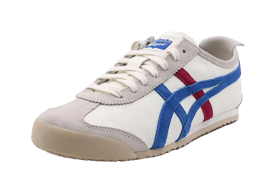 Onitsuka Tiger Mexico 66 Vintage White Directoire Blue  vjsneaker.com