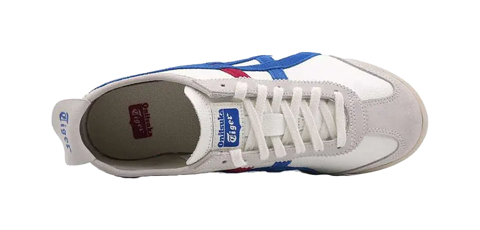 Onitsuka Tiger Mexico 66 Vintage White Directoire Blue  vjsneaker.com