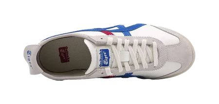 Onitsuka Tiger Mexico 66 Vintage White Directoire Blue  vjsneaker.com