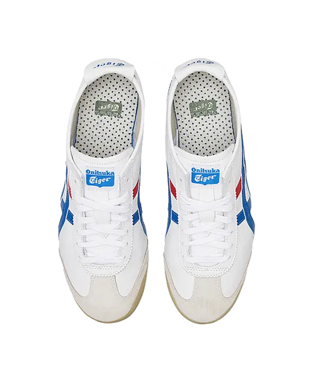 Onitsuka Tiger Mexico 66 White Blue Red  vjsneaker.com