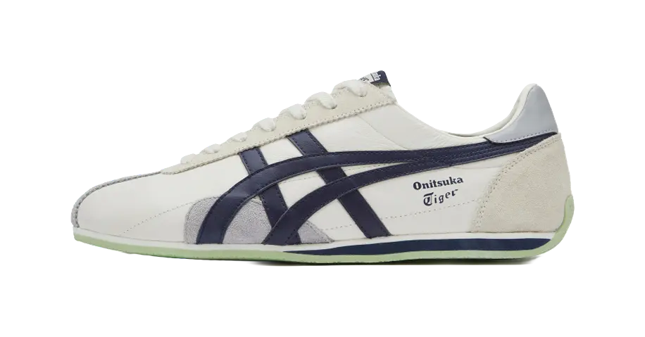 Onitsuka Tiger Runspark White Cream Navy  vjsneaker.com