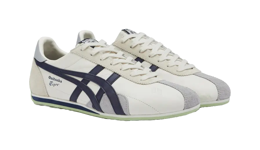 Onitsuka Tiger Runspark White Cream Navy  vjsneaker.com