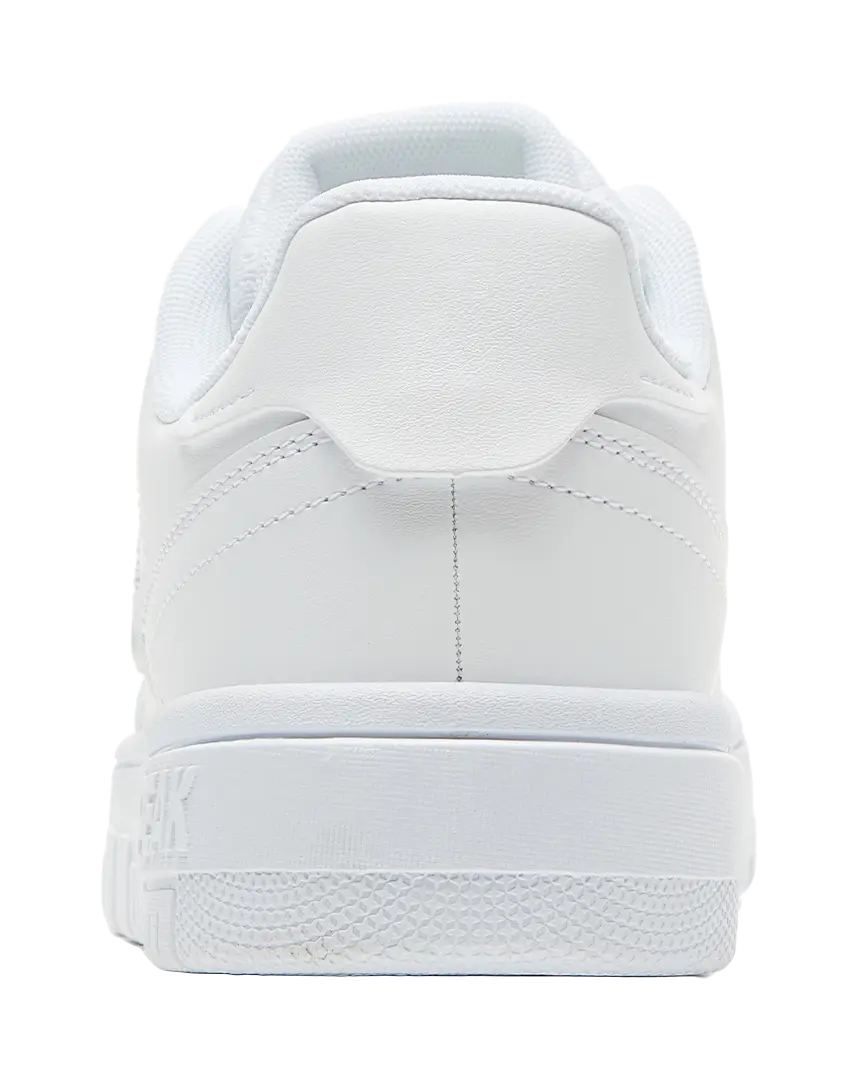 PEAK Air Force One Skateboard Shoes Men's Low top All White Light Gray 