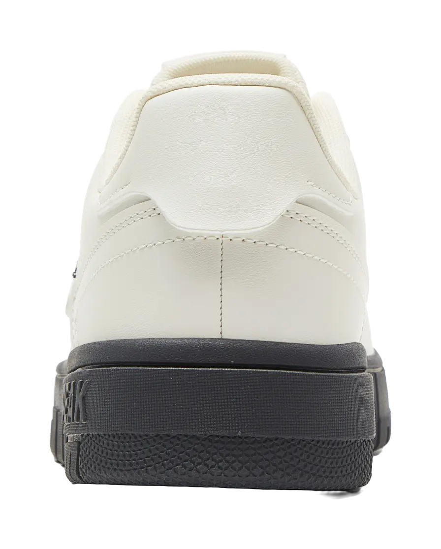 PEAK Air Force One Skateboard Shoes Men's Low top Canvas White/Dark Gray 