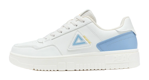 PEAK Air Force One Skateboard Shoes Men's Low top White Blue 