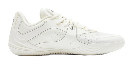 PEAK Anti-Slip And Wear-Resistant Coverage Rebound Low-Top Professional Performance Basketball Shoes Mens Ivory 
