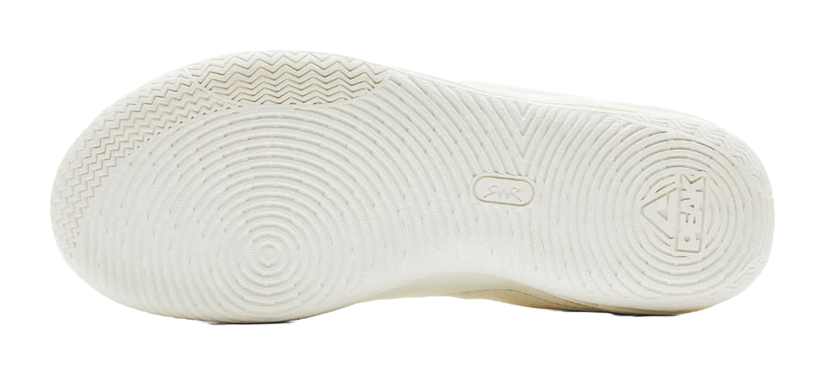 PEAK Anti-Slip And Wear-Resistant Coverage Rebound Low-Top Professional Performance Basketball Shoes Mens Ivory 