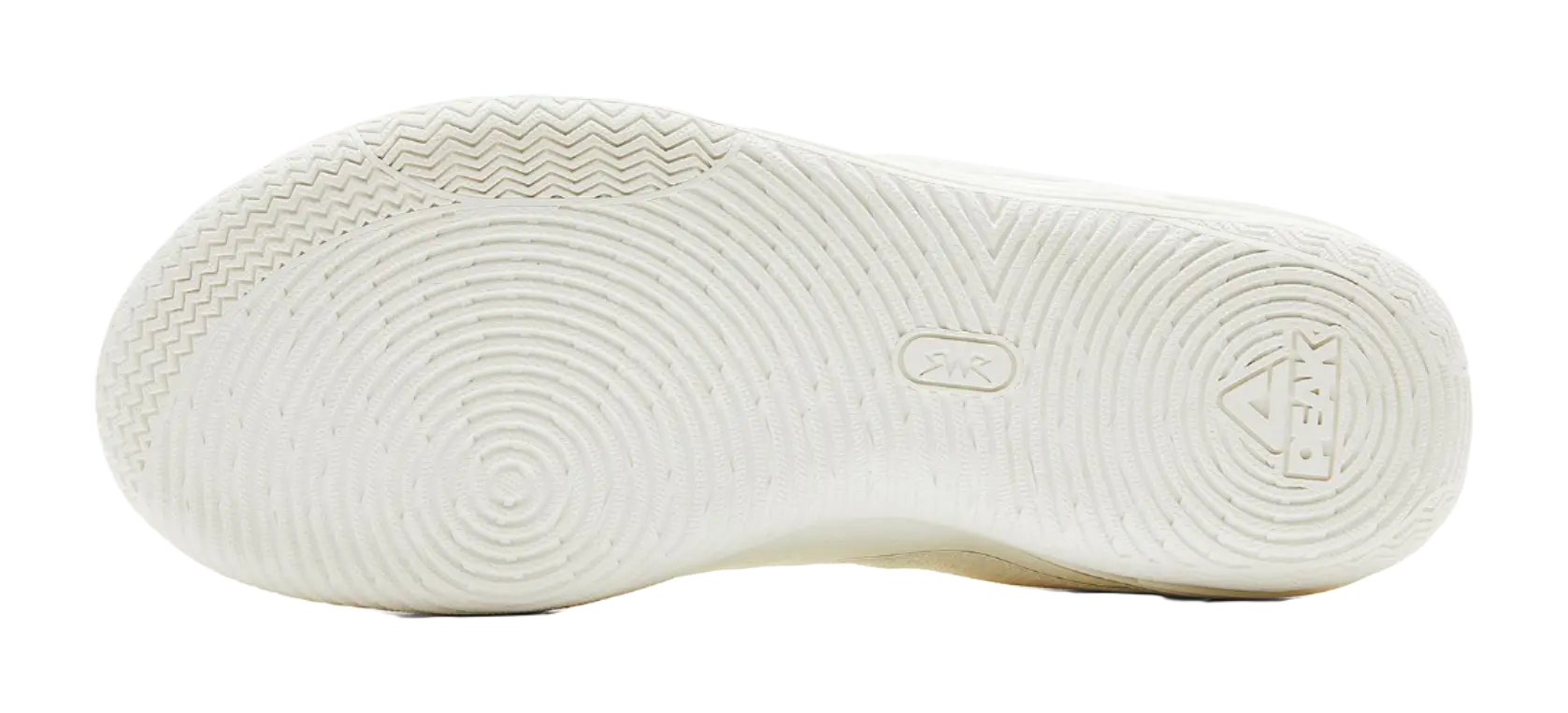 PEAK Anti-Slip And Wear-Resistant Coverage Rebound Low-Top Professional Performance Basketball Shoes Mens Ivory 